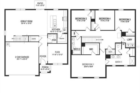 Villa ou maison à louer à DeBary, Floride: 4 chambres, 234.67 m2 № 2217055 - photo 22