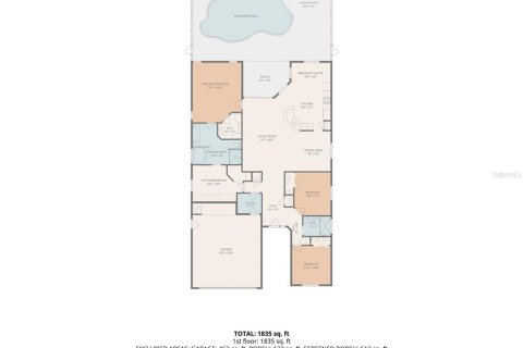 Villa ou maison à vendre à Tampa, Floride: 4 chambres, 172.05 m2 № 2355919 - photo 5