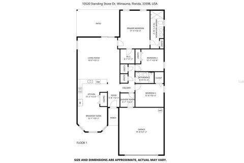 Villa ou maison à louer à Wimauma, Floride: 3 chambres, 162.02 m2 № 2166955 - photo 18