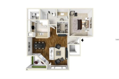 Apartment in Orlando, Florida 1 bedroom, 67.26 sq.m. № 1869796 - photo 18