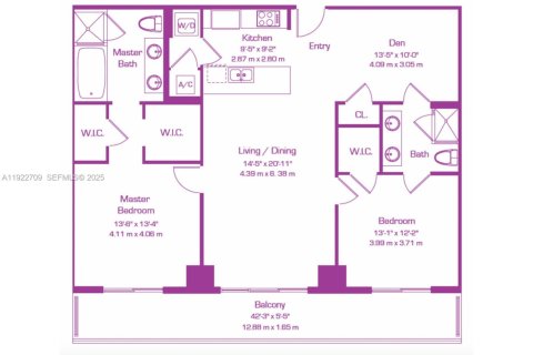 Copropriété à louer à Miami, Floride: 2 chambres, 126.07 m2 № 1976695 - photo 12