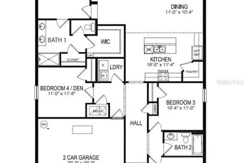House in Sanford, Florida 4 bedrooms, 168.62 sq.m. № 2104955 - photo 2