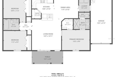 House in Citra, Florida 3 bedrooms, 108.97 sq.m. № 2396256 - photo 25