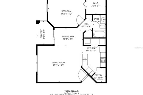 Copropriété à louer à Palm Harbor, Floride: 1 chambre, 65.03 m2 № 2228136 - photo 3