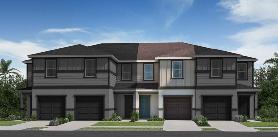 Townhouse in Mirabella Townhomes in Davenport, Florida 3 rooms, 127 sq.m. № 344023