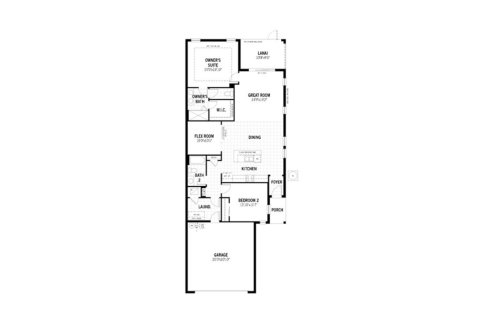 Планировка виллы или дома «140SQM» 2 спальни в ЖК WELLEN PARK