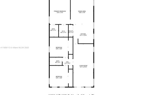 Casa en alquiler en North Miami, Florida, 3 dormitorios, 167.22 m2 № 1883853 - foto 24