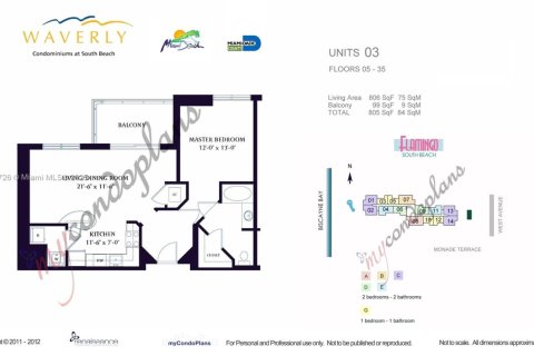 Condominio en venta en Miami Beach, Florida, 1 dormitorio, 74.88 m2 № 1942493 - foto 26