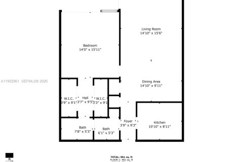 Condo in Palm Beach, Florida, 1 bedroom  № 2008721 - photo 17