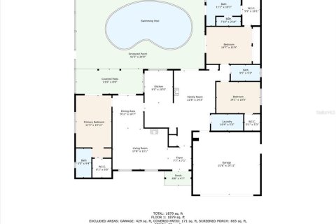 House in Spring Hill, Florida 3 bedrooms, 180.04 sq.m. № 1608959 - photo 4
