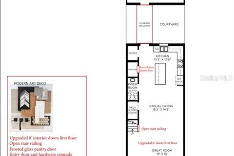 Townhouse in Apopka, Florida 3 bedrooms, 163.6 sq.m. № 1817461 - photo 2