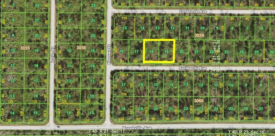 Land in Port Charlotte, Florida № 2163239