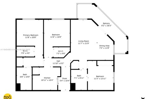 Купить кондоминиум в Дорал, Флорида 3 спальни, 141.68м2, № 1829004 - фото 24