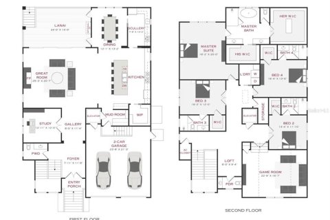 Casa en venta en Tampa, Florida, 4 dormitorios, 441.47 m2 № 2347412 - foto 2