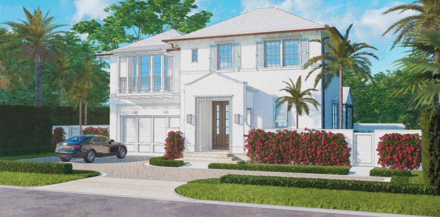 House in Palm Beach, Florida 4 bedrooms, 388.98 sq.m. № 2262317