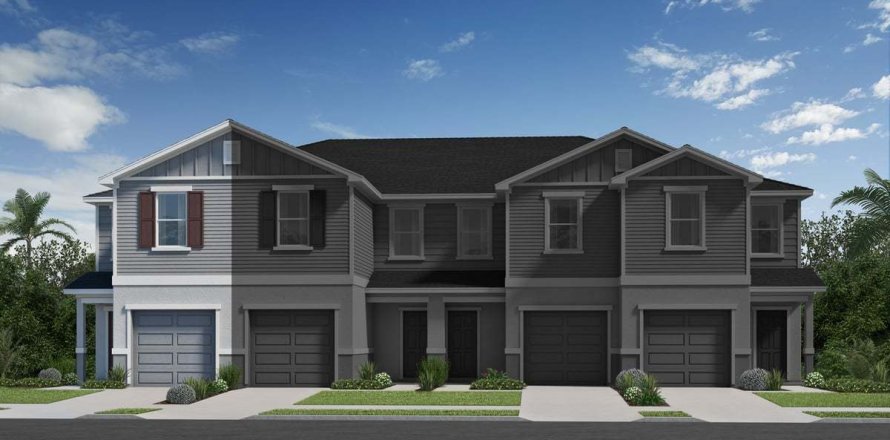 Townhouse in Mirabella Townhomes in Davenport, Florida 3 rooms, 140 sq.m. № 344022