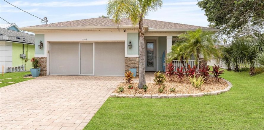 House in Flagler Beach, Florida 3 bedrooms, 133.87 sq.m. № 1772737