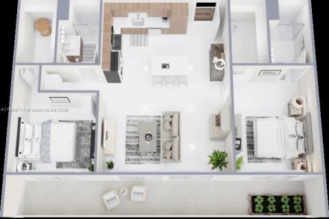 Снять в аренду квартиру в Хомстед, Флорида 2 спальни, 109.16м2, № 1964957 - фото 18