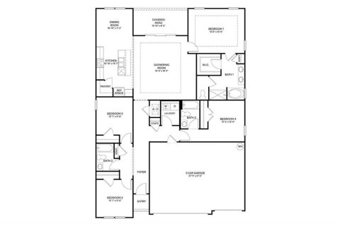House in Palm Coast, Florida 4 bedrooms, 180.32 sq.m. № 2222306 - photo 2