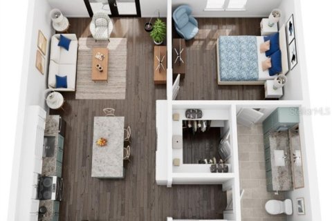 Apartamento en alquiler en Celebration, Florida, 1 dormitorio, 70.23 m2 № 1908608 - foto 3