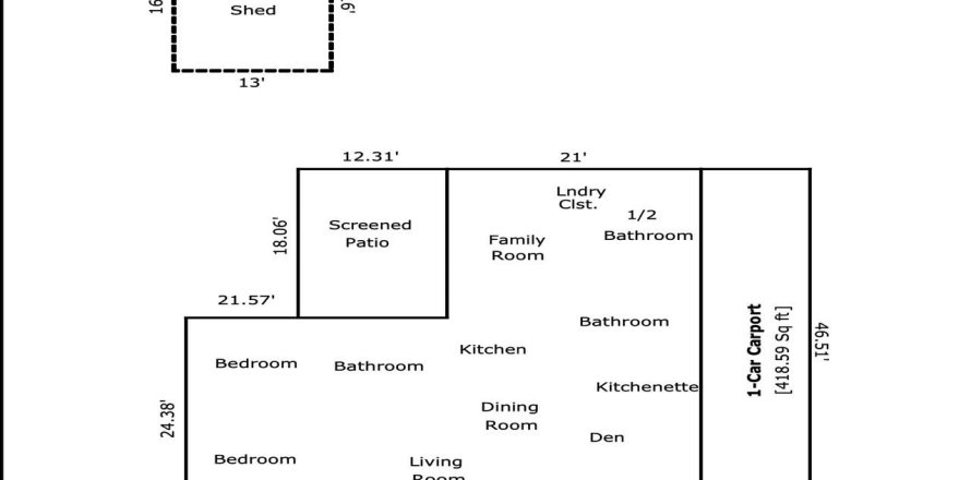 Casa en Miami, Florida 3 dormitorios, 155.7 m2 № 1099022