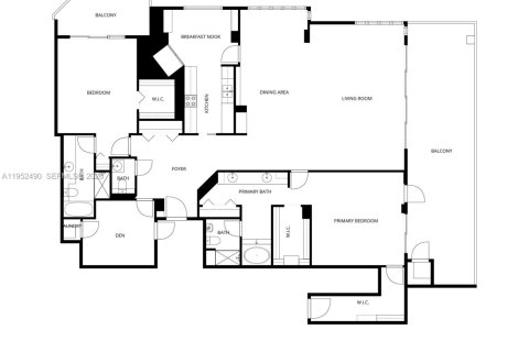 Купить кондоминиум в Ки-Бискейн, Флорида 2 спальни, 206.24м2, № 2007825 - фото 29
