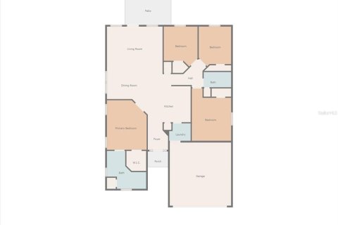 House in Spring Hill, Florida 4 bedrooms, 150.87 sq.m. № 1807357 - photo 3