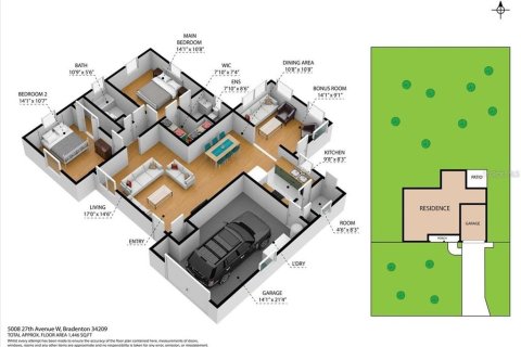 Villa ou maison à vendre à Bradenton, Floride: 2 chambres, 116.59 m2 № 2117400 - photo 19