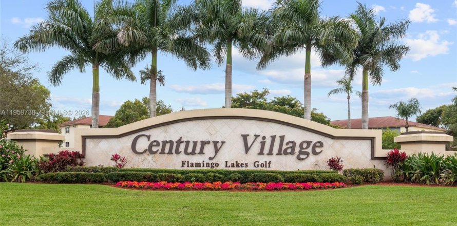 Кондоминиум с 1 спальней в Пемброк-Пайнс, Флорида № 2025861