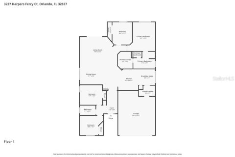 Casa en alquiler en Orlando, Florida, 4 dormitorios, 167.41 m2 № 2100124 - foto 2