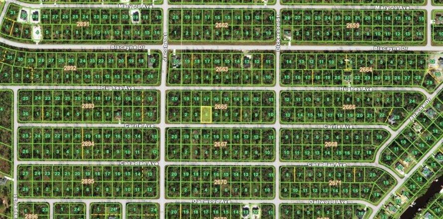 Land in Port Charlotte, Florida № 2235229