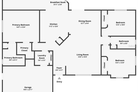 Casa en venta en Brooksville, Florida, 3 dormitorios, 154.78 m2 № 1902534 - foto 3