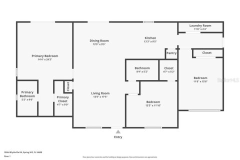 Villa ou maison à louer à Spring Hill, Floride: 3 chambres, 135.54 m2 № 2158051 - photo 2