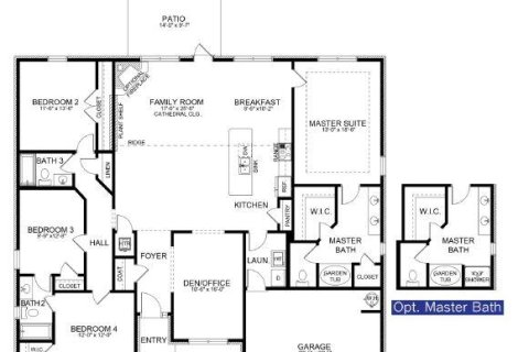 House in Crestview, Florida 4 bedrooms, 214.88 sq.m. № 560724 - photo 1