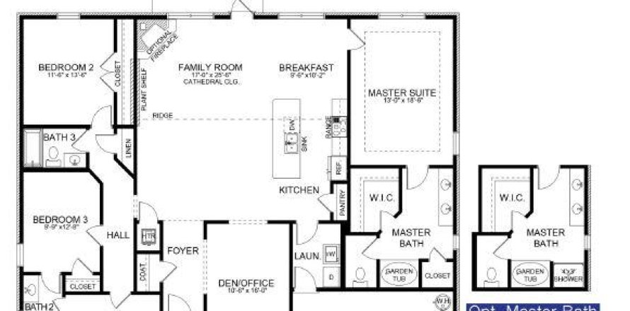 House in Crestview, Florida 4 bedrooms, 214.88 sq.m. № 560724