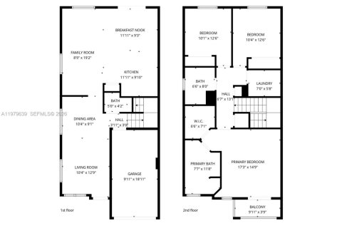 Townhouse in Hallandale Beach, Florida 3 bedrooms, 171.68 sq.m. № 2046108 - photo 26