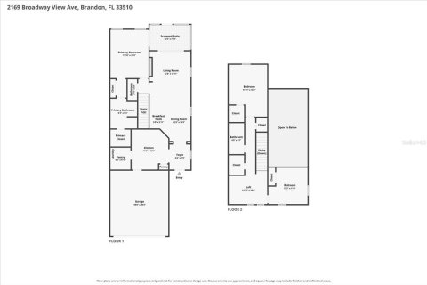 Townhouse in Brandon, Florida 3 bedrooms, 172.8 sq.m. № 2345700 - photo 22