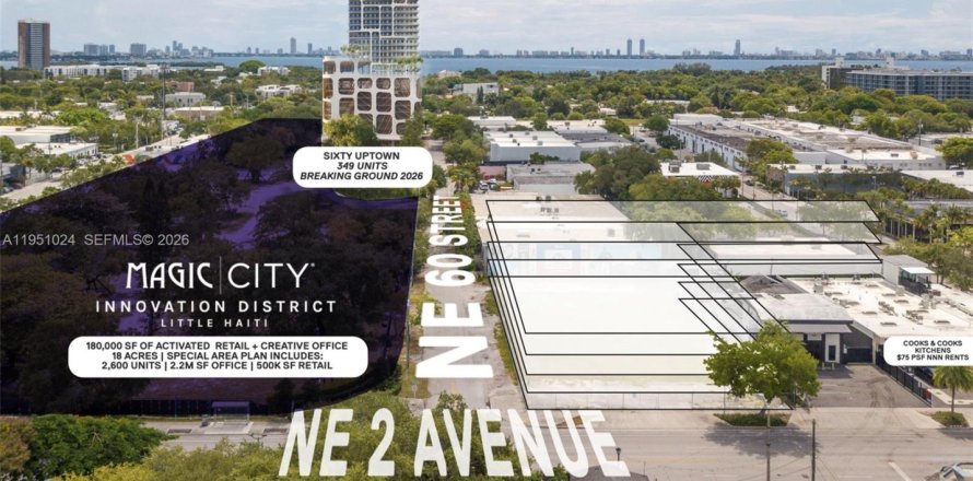 Immobilier commercial à Miami, Floride № 2153118