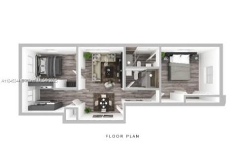 Снять в аренду квартиру в Майами-Бич, Флорида 2 спальни, 71.16м2, № 1850354 - фото 13