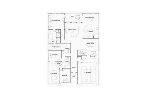 House floor plan «243SQM», 4 bedrooms in ESTANCIA