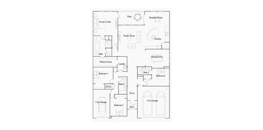 House in ESTANCIA

 in Wesley Chapel, Florida 4 bedrooms, 243 sq.m. № 68447