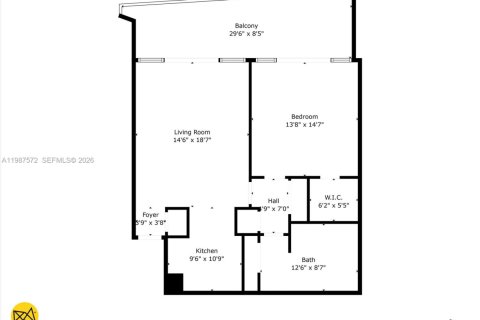 Купить кондоминиум в Майами, Флорида 1 спальня, 83.15м2, № 2048933 - фото 30