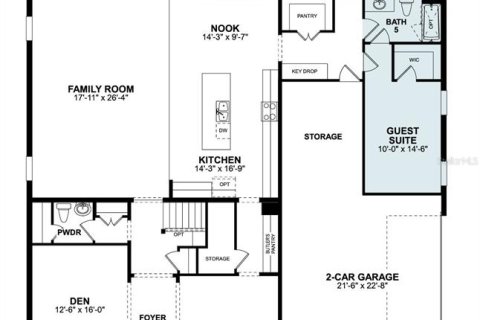 House in Oviedo, Florida 5 bedrooms, 434.13 sq.m. № 2099880 - photo 11