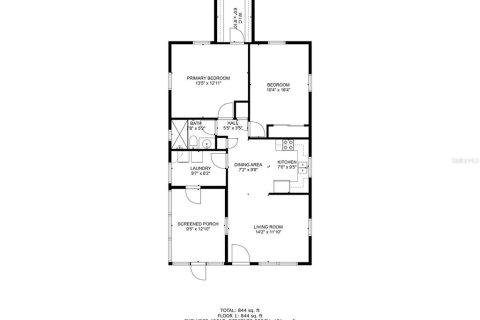 House in Saint Petersburg, Florida 2 bedrooms, 82.96 sq.m. № 1732621 - photo 4