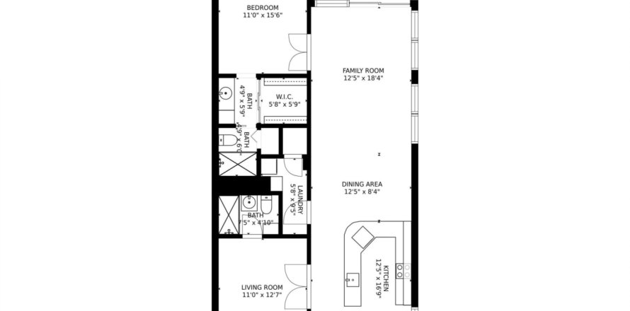 Condominio en West Palm Beach, Florida, 2 dormitorios № 455271