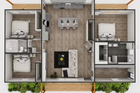 Купить виллу или дом в Сатсума, Флорида 5 комнат, 138.42м2, № 2206203 - фото 18