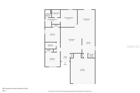 Villa ou maison à louer à Clermont, Floride: 3 chambres, 151.62 m2 № 2092035 - photo 2