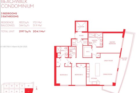 Copropriété à vendre à Hallandale Beach, Floride: 3 chambres, 161.37 m2 № 1697667 - photo 2