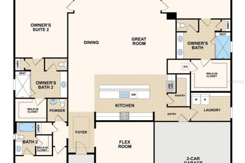 House in Palm Coast, Florida 4 bedrooms, 259.2 sq.m. № 1581263 - photo 2