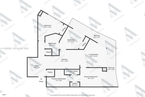 Condo in Miami, Florida, 3 bedrooms  № 2019805 - photo 21